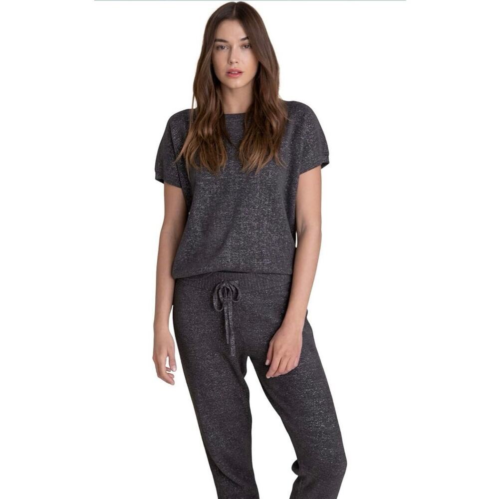 Barefoot Dreams CozyChic Ultra Lite Dolman Pullover & Rib Jogger Set Small‎ NEW - Picture 3 of 14